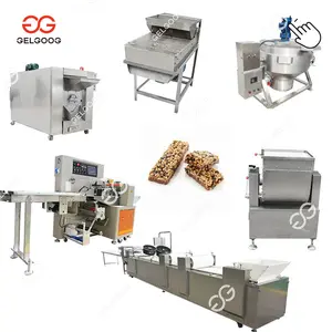 Handel Mandel Candy Shaping Herstellung Produktions linie Preis Erdnuss Barsesam Spröde Schneide maschine