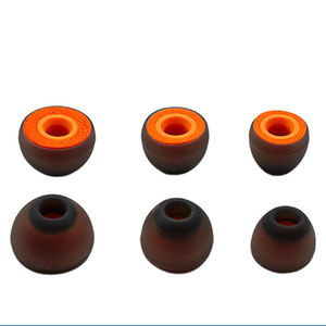 Puntas de oreja de silicona naranja de 4,5mm aptas para auriculares KZ TRN, auriculares de silicona, auriculares, puntas de oreja de espuma viscoelástica - Product Image 2
