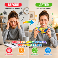 Jouet Squishy en forme de bâton de beurre, anti-stress, compressible et durable, pour enfants et adultes
