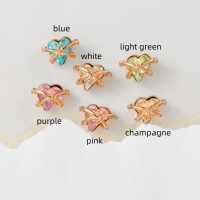 Boucles d'oreilles coeur romantique 3A Zircon titane Post mariée Couple bijoux minimaliste Piercing bijoux pour femmes