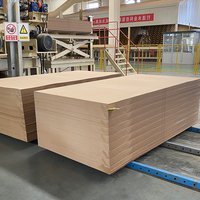 Panneau de MDF brut, simple, 2 mm, 3 mm, 6 mm, 15 mm, 18 mm, pour meubles