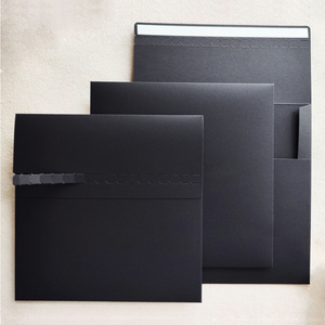 Biểu Tượng Tùy Chỉnh Màu Xanh Lá Cây Quà Tặng Giấy Phong Bì Dễ Dàng Mở Bao Bì Các Tông Với Peel-Off Tear Dải Làm Từ Kraft Và Màu Sắc Giấy - Product Image 3