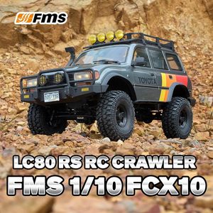 FMS 1:10 <strong>FCX10</strong> <strong>LC80</strong> for Land Cruiser 80 RS 6-Channel Remote Controller with Charger 150m Range Ready-to-Go Rock Crawler - Product Image 1