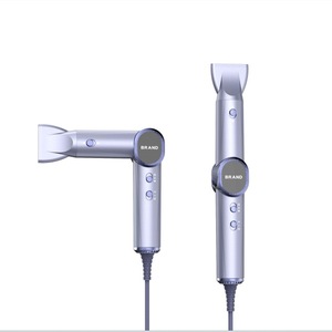 Hair Dryer High Speed Negative Ion Foldable With Concentrator And <b>Diffuser</b> Nozzle For Household Salon Use - Product Image 1
