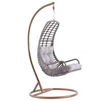 Prix de vente en gros d'usine de chaise d'oeuf suspendue chaise d'oeuf de cosse chaise d'oeuf de rotin meubles de jardin de salon