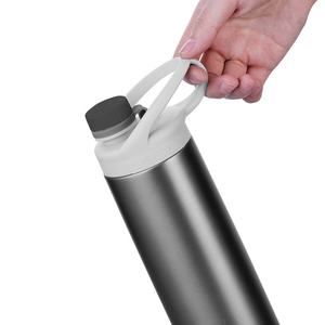 Tùy Chỉnh Tái Sử Dụng Thép Không Gỉ Kim Loại Thể Thao Phòng Tập Thể Dục Cách Điện Chai Nước Chân Không Nhiệt Bình Nóng Với Xử Lý - Product Image 3