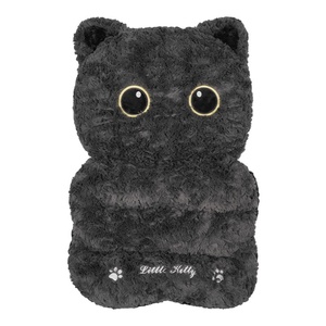 Cojín de Asiento de Coche con Diseño de Gato de Dibujos Animados, Almohadilla de Asiento de una Pieza con Soporte Lumbar, Relleno de Algodón PP Afelpado de Invierno, Alta Calidad - Product Image 5