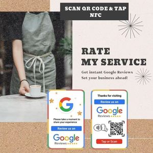 Tarjeta NFC para Reseñas <span class=keywords><strong>de</strong></span> Negocios 4C Printing 213/215 para <span class=keywords><strong>Google</strong></span>/Instagram/Tripadvisor/Trustpilot/Tiktok, Impulsora <span class=keywords><strong>de</strong></span> Ventas para Pequeñas Empresas - Product Image 4