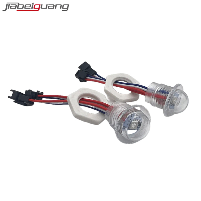 DC12V NEW Design Addressable Point Light Source 20mm 1Leds Led Pixel Module RGB Lights for Amusement Park Lights
