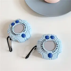 핫 세일 3D 쿨 애니메이션 Digivice 디자인 이어폰 케이스 Airpods 프로 만화 Digimon 스타일 커버 Airpods 1/2