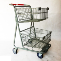 Chariot de courses DIKA 110L à 2 roues, pliable, galvanisé, origine Jiangsu, modèle américain, très populaire en 2026
