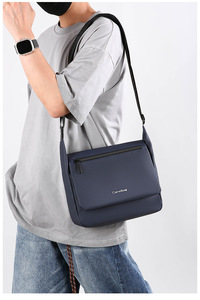 Nouveau style tendance, prix de gros, logo personnalisé, sacs messager d'extérieur en tissu enduit imperméable, sac bandoulière - Product Image 5