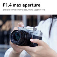 7artisans Lentilles Objectif 24mm F1.4 APS-C Grande Ouverture Humanités Primes Objectif pour Sony E Canon EF-M Canon RF-S Fuji X M4/3 Nikon Z
