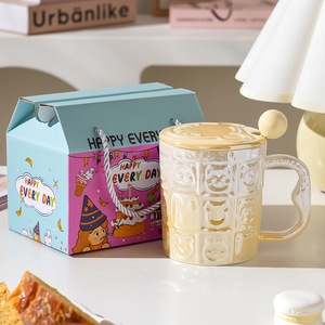 MM Ins-style Creative Personnalisé Gradient Tasse en Céramique Tasse à Café de Lait Haute Apparence Bureau Sens Supérieur Tasse Tasse à Eau - Product Image 4