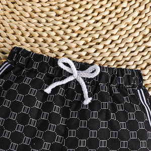 Ensemble de vêtements décontractés pour garçons de 6 <span class=keywords><strong>mois</strong></span> à 2 ans, t-shirt à manches courtes et <span class=keywords><strong>pantalon</strong></span>, vêtements à la mode pour bambins - Product Image 5