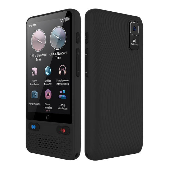 2026 Latest Online/Offline 109 Languages Real-Time Two-Way Portable AI Voice Translator with IPS Display Instant Translator