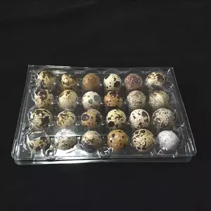 Factory Direct Sale Transparent Pet Customized Color Quail Egg Tray For Supermarket