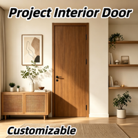 Film de protection 360° anti-déformation en PVC pour porte intérieure à cadre en bois massif, idéal pour hôtels, appartements, chambres d'hôtes et projets commerciaux sur mesure