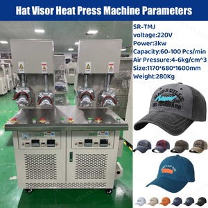 Automatico un lavoratore tappo operare ha tre testa curva curvo la visiera da baseball raffreddamento pick peak cun - Product Image 2