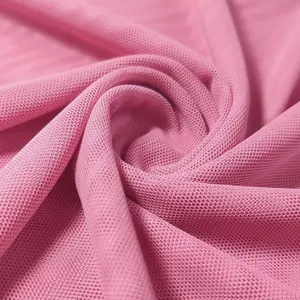 Morbido Nylon spandex potenza netta tulle elastico 4 way stretch tessuto della maglia della biancheria intima