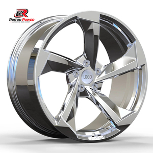 Jantes forgées sur mesure 1 pièce 5 trous à rayons profondes concaves 17 <span class=keywords><strong>18</strong></span> 19 20 22 <span class=keywords><strong>pouces</strong></span> 5x114.3 5x120 5x112 5x139.7 en alliage forgé pour <span class=keywords><strong>Audi</strong></span> - Product Image 4