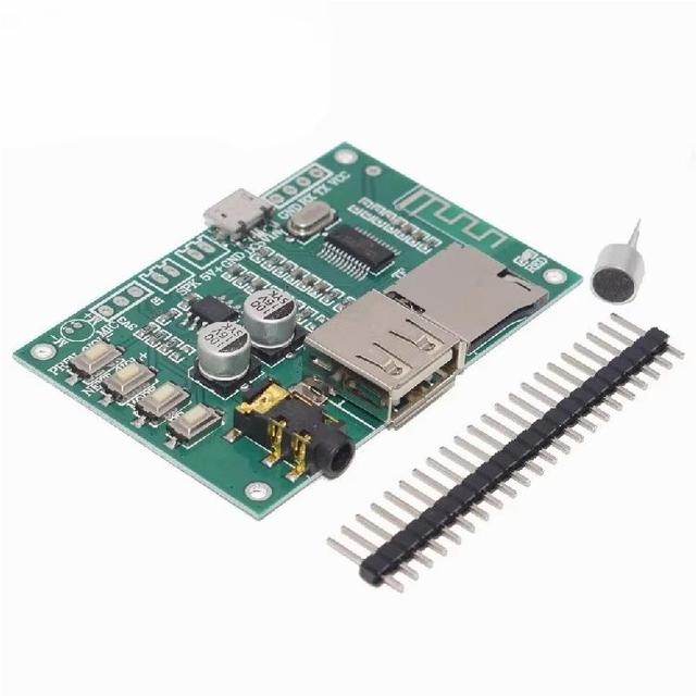 BT201 Dual Mode 5.0 BT Lossless Audio Power Amplifier Board Module Tf Card U Disk Ble Spp Serial Port Transparent Trans BT201
