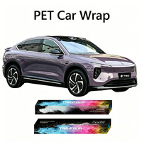 Vinilo Adhesivo para Automóviles de PVC Metálico Morado Brillante (1.52m X 1.8m)