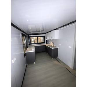 Maison de conteneur pliable préfabriquée à panneaux sandwich trois-en-un au design moderne, chambre, salon, salle de bain, hôtel - Product Image 5