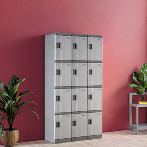 Armoire de rangement Toppla pour vestiaire de gym avec serrure RFID, étanche, pour extérieur, station de recharge de téléphone portable, accès par clé électronique - Product Image 1