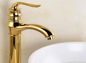 Mitigeur de salle de bains moderne <span class=keywords><strong>en</strong></span> alliage de <span class=keywords><strong>zinc</strong></span> galvanisé <span class=keywords><strong>vintage</strong></span> de haute qualité pour eau chaude et froide Robinet d'évier pour bassin - Product Image 5