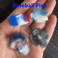 Hochwertige USA Baseball Team Pins für Kleidung, Antike Emaille-Anstecknadeln, Metallabzeichen für Baseball-Club-Fans, Eisen-Sportthema