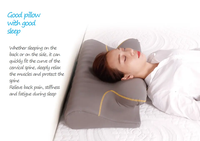 Oreillers en mousse à mémoire de forme en gros pour le sommeil, forme papillon, orthopédiques, pour dormeurs latéraux, anti-ronflement, soutien cervical
