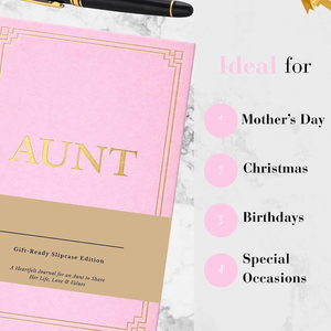 Diario con Tapa Dura, Cubierta de PU Rosa, Detalles en Dorado, Edición con Estuche de Regalo, para Compartir Vida, Amor y Valores - Product Image 4