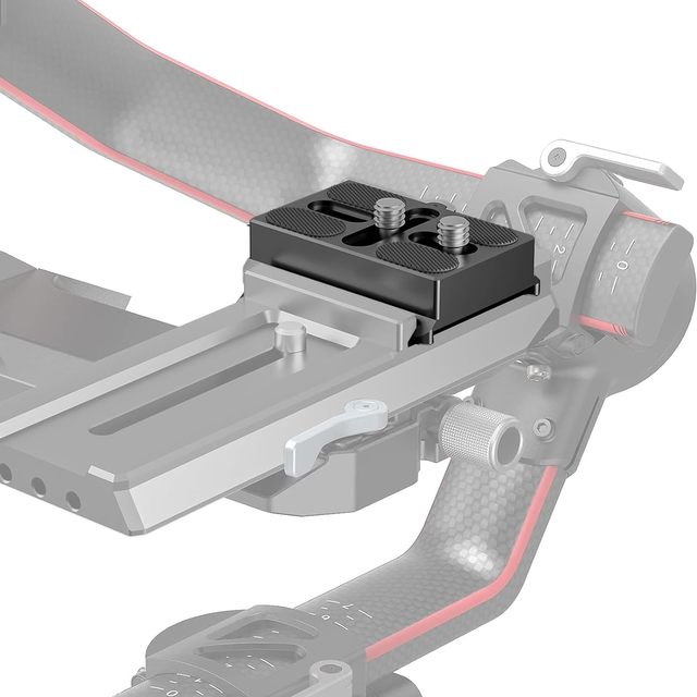 NEEWER Arca Type Quick Release Plate Compatible with   RS2 RSC2 RS3 PRO Gimbal Stabilizer, Dual Anti Drop Camera Mounting