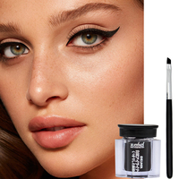 Produit populaire Vente en gros Cosmétiques de marque privée Crème eye-liner solide à haute teneur en pigments Gel eyeliner imperméable longue durée