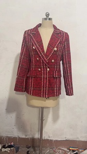 Giacca Casual a doppio petto da donna autunnale di tendenza giacca alla moda giacca Blazer - Product Image 4