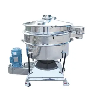 Round Tumbler Vibrating Separator Ceramic Powder Vibrating Screen Circular Flour Tumbler Sieve Sifting Machine