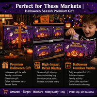 Southpeak Toy Mochi Hand Therapy Squishy Factory Outil anti-stress pour le soutien des personnes atteintes de TDAH et d'autisme, Cadeau Calendrier de l'Avent Halloween