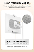 Smart TV Portable Tactile de 32 Pouces, 128 Go, avec Caméra et OS Android, Alimentée par Batterie, Déplaçable de la Chambre à la Cuisine
