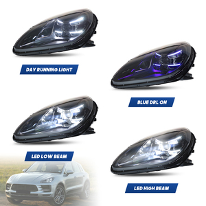 Faros LED HCMOTIONZ para <span class=keywords><strong>Porsche</strong></span> <span class=keywords><strong>Macan</strong></span> 2014-2021 SUV (95B) Luz <span class=keywords><strong>azul</strong></span> DRL Proyector Conjunto de faros delanteros - Product Image 4