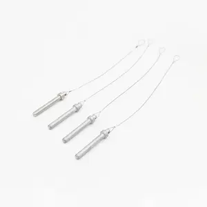 Hot sale bucket or threaded safety locking pins with wire rope