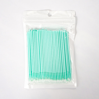 100pcs pinceaux micro-applicateurs jetables, pinceaux dentaires pliables pour extensions de cils, pinceaux de maquillage, cotons-tiges, vente en gros