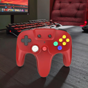 Gamepad Berkabel USB dengan Motor Getar-Kompatibel dengan PC <span class=keywords><strong>Android</strong></span> untuk Pengontrol GameCube 64 - Product Image 1
