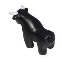 Balle anti-stress en mousse PU personnalisée en forme de taureau, jouet en mousse à montée lente, jouet en forme de taureau