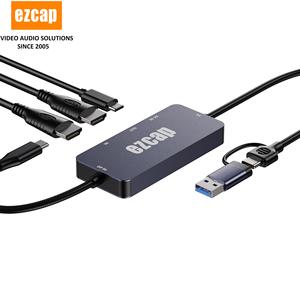 ezcap377M GameLink DP 4K Video Game Capture Box Metal with PD Charge Outputs <strong>HDMI</strong> and USB for PAD smartphone gaming - Product Image 1