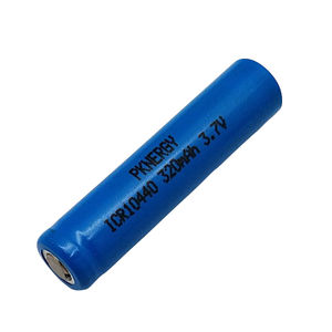 Baterai Ion <span class=keywords><strong>Lithium</strong></span> 3.7V 10440, Baterai Li-ion Mini Silinder Dapat Diisi Ulang Sel Tunggal - Product Image 1