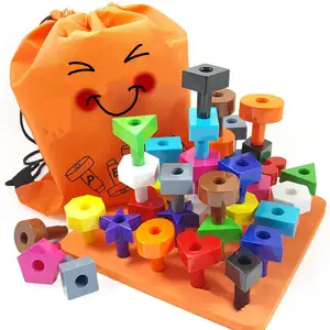 Placa de tabuleiro de brinquedo, criança, brinquedos de empilhamento, haste, brinquedo, cor, classificação, jogos de aprendizagem