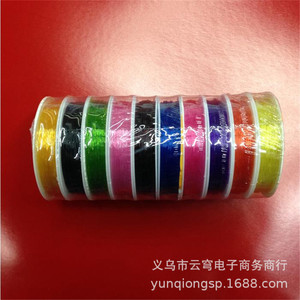 Fil élastique en cristal 0,8 mm, 10 rouleaux, Spandex, fournitures pour la fabrication de bijoux - Product Image 4