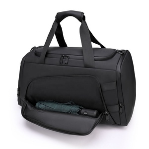 Mochila <span class=keywords><strong>Deportiva</strong></span> Negra de Alta Calidad, Estilo Bandolera, Personalizada, con Compartimento para Zapatos con Separación para Seco y Húmedo, para Hombre - Product Image 4