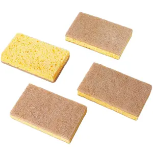Sợi Dừa Mới Có Thể Phân Hủy Sinh Học Hấp Thụ Món Ăn Vải Cellulose Sponge Làm Sạch Vải Nhà Bếp Để Làm Sạch Món Ăn